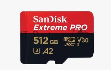 Флеш карта microSD 512Gb SanDisk microSDXC Class 10 UHS-I A2 C10 V30 U3 Extreme Pro (SD адаптер) 200Mb/s