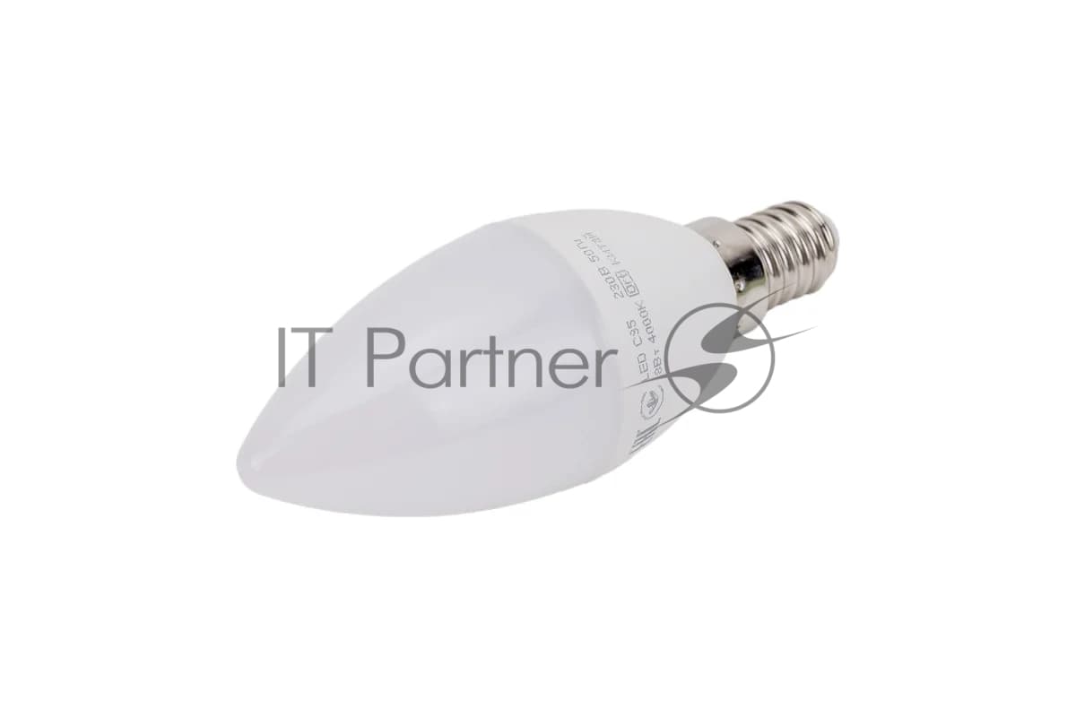 Лампа cветодиодная LED IEK LL-C35-08-230-40-E14-G C35 свеча 8Вт 230В 4000К E14 GENERICA