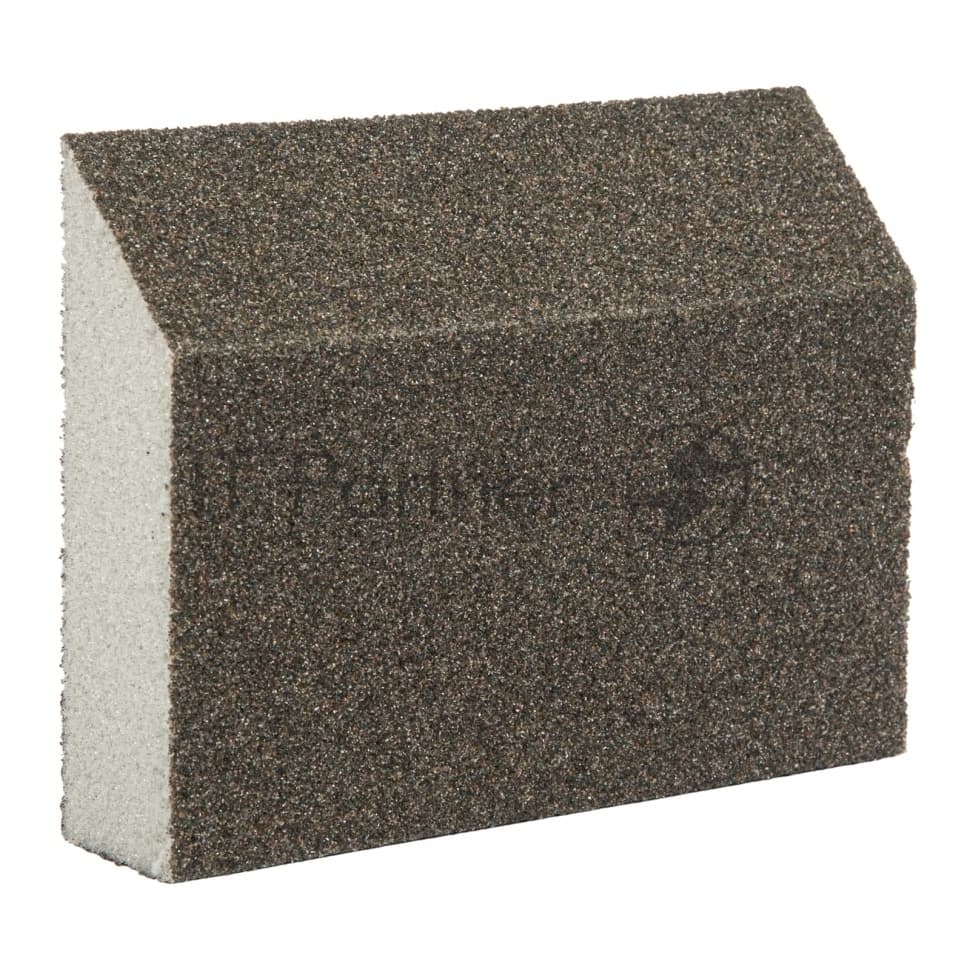 Губка для шлифования Matrix, 120 х 90 х 25 мм, трапеция, мягкая, P 100