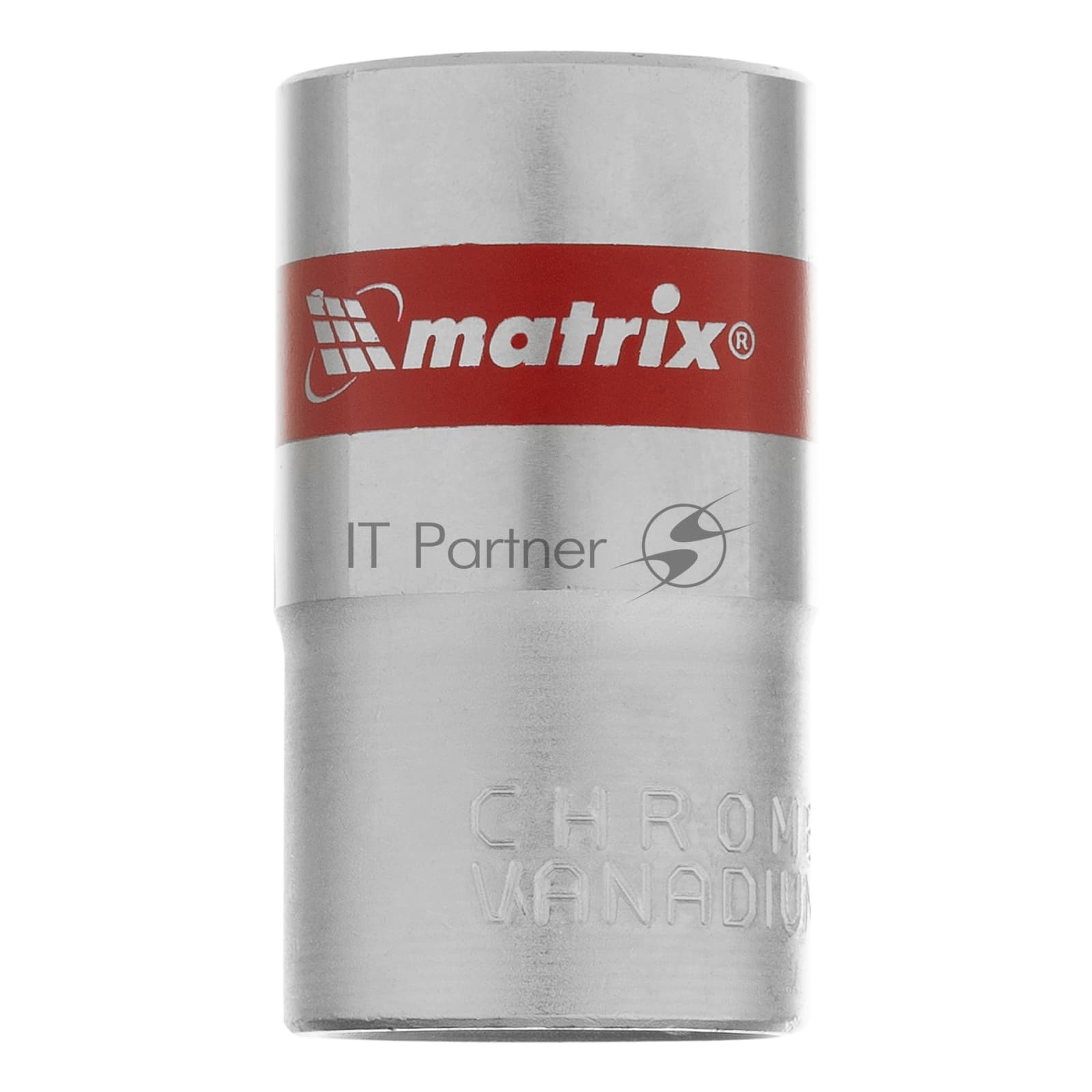 Головка торцевая Matrix, 16 мм, 6-гранная, CrV, под квадрат 1/2", хромированная
