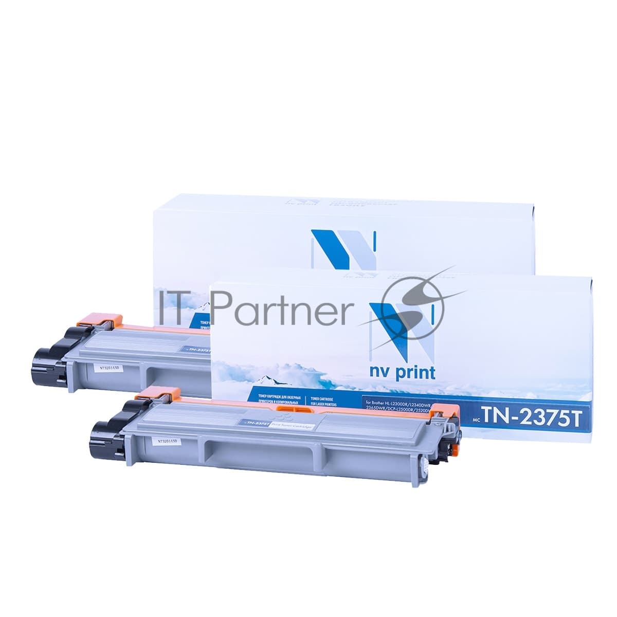 -/ Набор NVP NV-TN-2375T-SET2 для Brother HL-L2300DR/ HL-L2340DWR/ HL-L2360DNR/ HL-L2365DWR/ DCP-L2500DR/ DCP-L2520DWR/ DCP-L2540DNR/ DCP-L2560DWR/ MFC-L2700DWR/ MFC-L2720DWR/ MFC-L2740DWR/ MFC-L2700DNR (2600k) (2 шт)