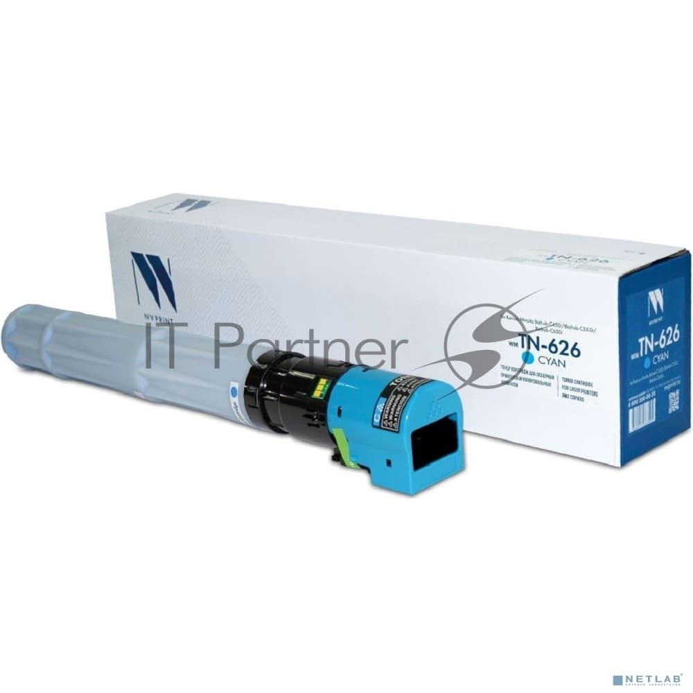 -/ Тонер-картридж NVP NV-TN-626 Cyan для Konica Minolta Bizhub-C450i/Bizhub-C550i/Bizhub-C650i (ACV1450) (28000k)