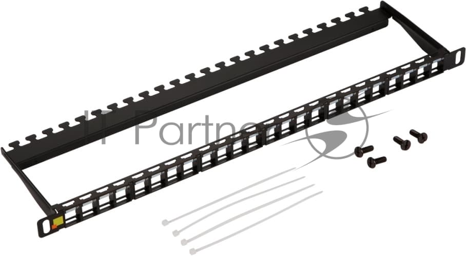 Патч-панель Lanmaster LAN-PPC24OK-UTP 19" 0,5U 24x UTP