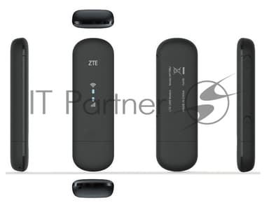 Модем 2G/3G/4G ZTE MF79RU USB Wi-Fi Firewall +Router внешний черный