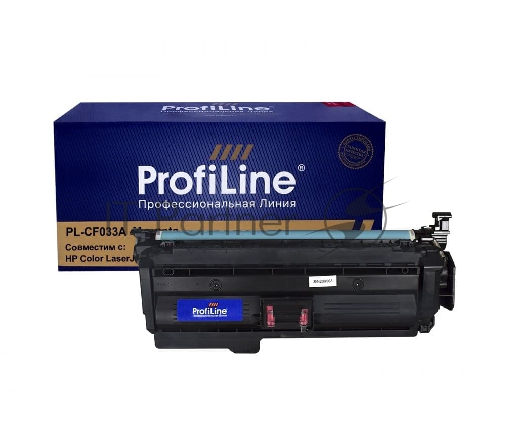 Картридж лазерный ProfiLine PL-CF033A (№646A) для принтеров HP Color LaserJet CM4540 Magenta 12500 копий