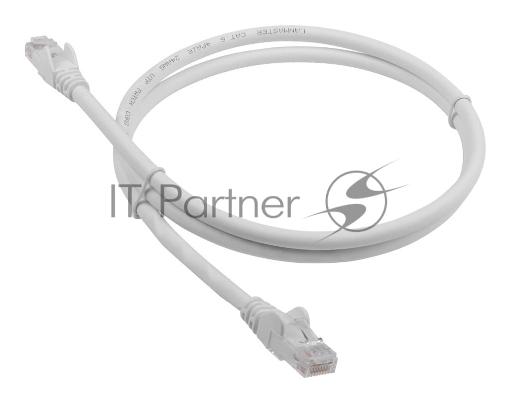 Патч-корд Lanmaster LAN-PC45/U6-2.0-WH UTP RJ-45 вил.-вилка RJ-45 кат.6 2м белый LSZH (уп.:1шт)