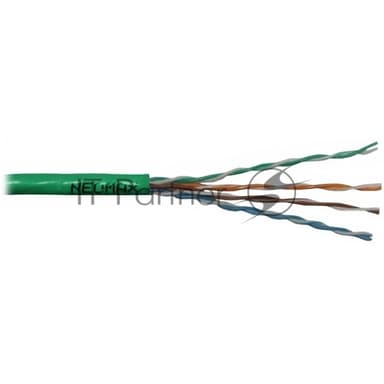 Кабель NEOMAX NM710021 U/UTP cat.5e 4x2x0.52, 24 AWG, Медь, внутренний, PVCLS нг(А)-LSLTx, 305м, зеленый