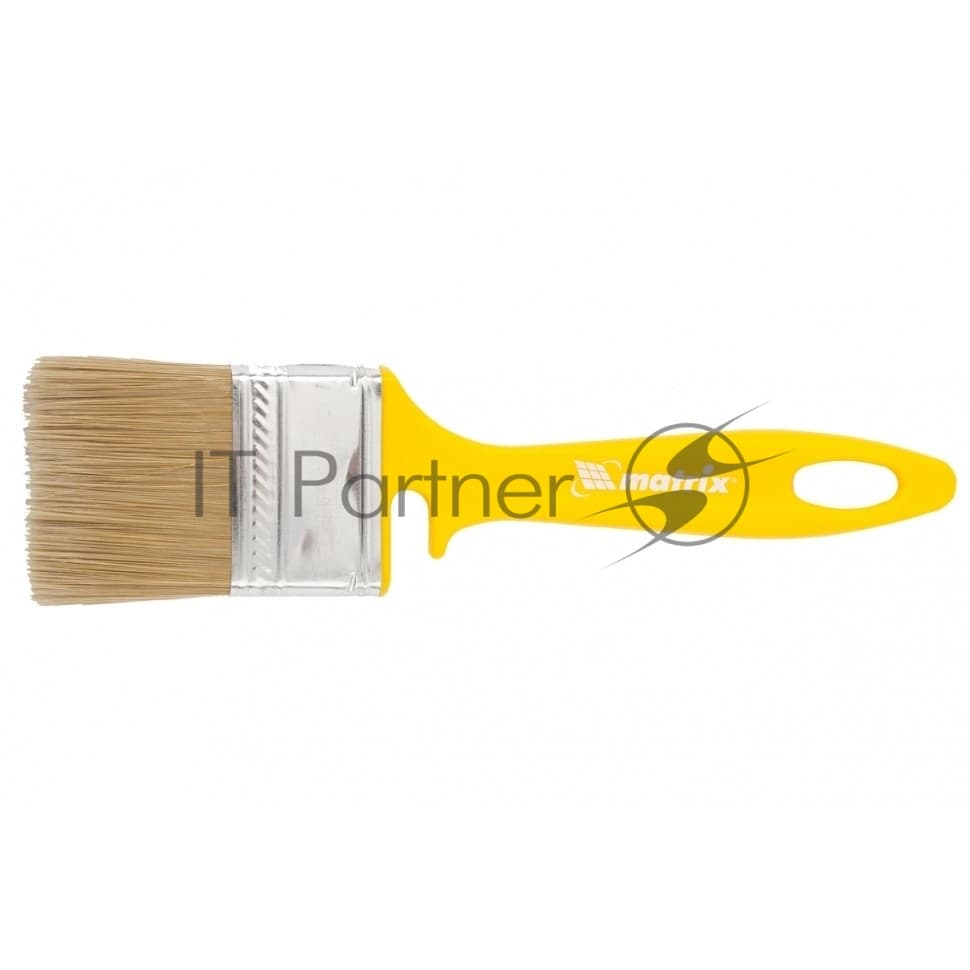 Кисть флейцевая Matrix для лаков, 50х12 мм, искусственная щетина, пластиковая рукоятка