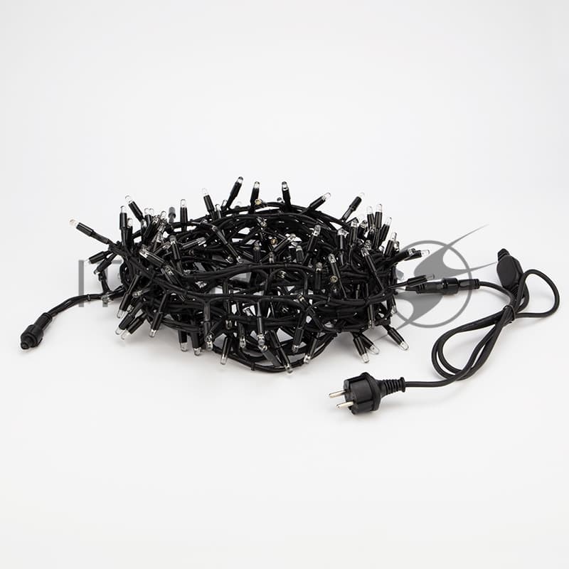 315-256 Гирлянда Кластер 10м 200 LED черный каучук IP67 нужен блок 315-000 NEON-NIGHT