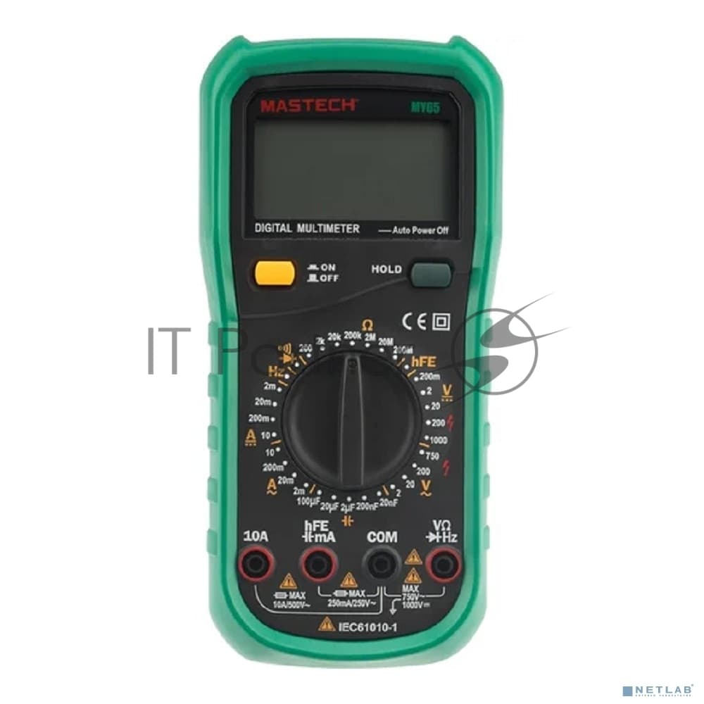 Мультиметр Mastech MY61N цифровой черный/зеленый (13-2053)