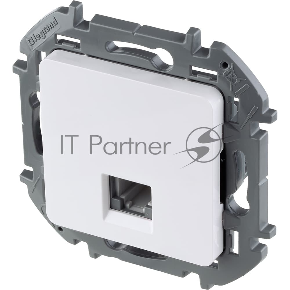Legrand/Daccord INSPIRIA Белый Телефонная розетка RJ11.