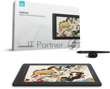 Графический планшет Сенсорный монитор Huion KAMVAS 16 (2021) Black