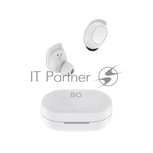 Наушники TWS BQ BHS-05 белый, внутриканальные, Bluetooth