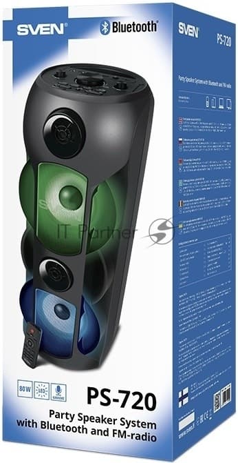 Мобильные колонки SVEN PS-720 2.0 черные