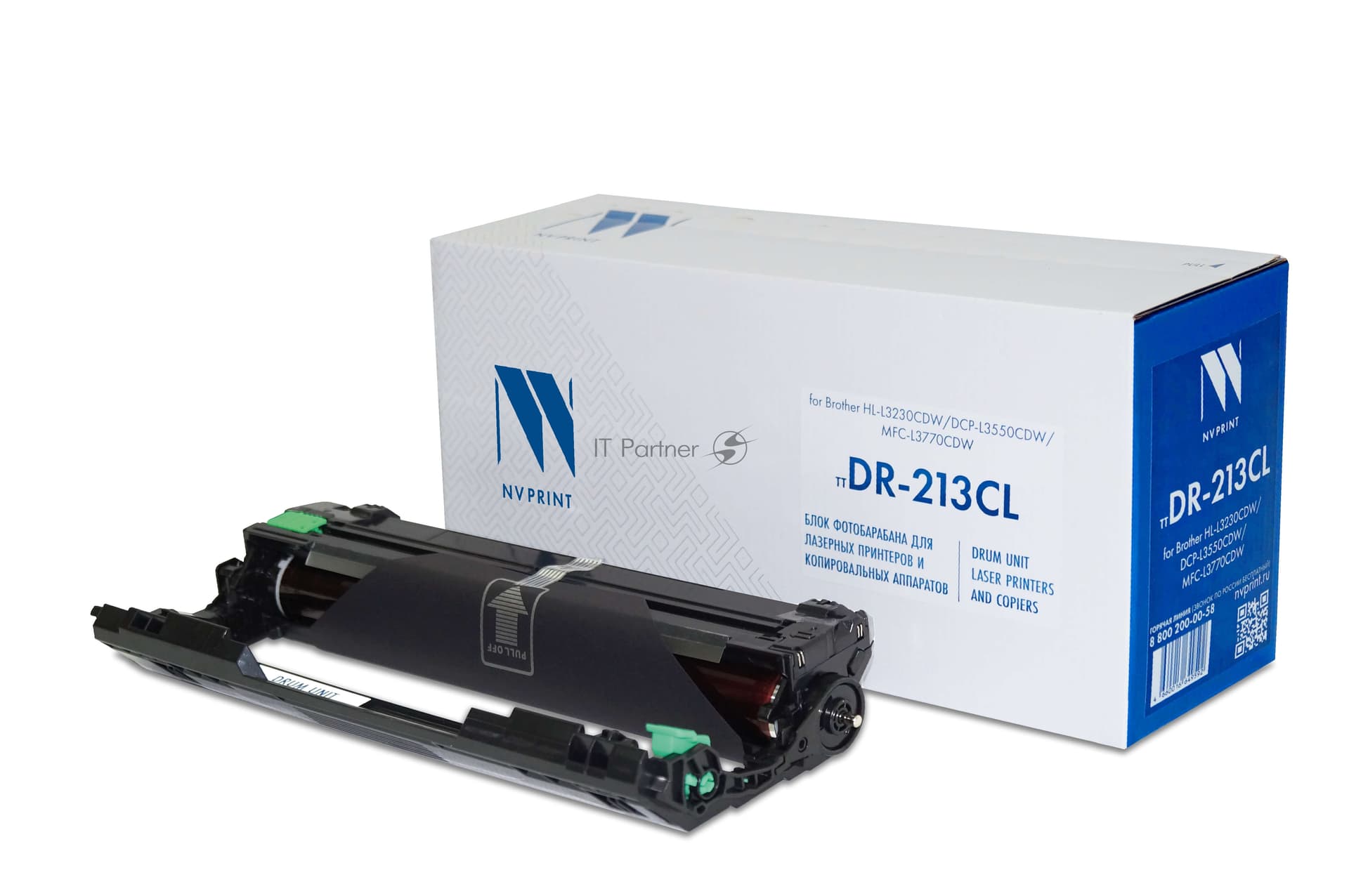 -/ Барабан NVP NV-DR-213CL для Brother HL-L3230CDW/DCP-L3550CDW/MFC-L3770CDW (18000k)