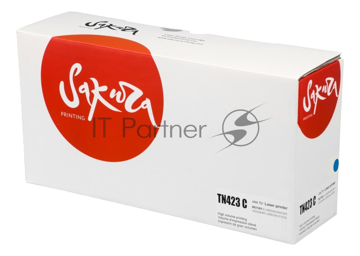 Картридж лазерный Sakura TN423C для Brother HL-8260, DCP-8400, MFC-8690, синий, 4 000к.