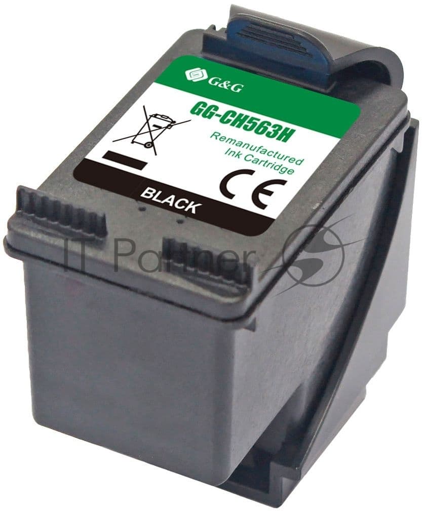 Картридж струйный G&G GG-CH563H черный (18мл) для HP DJ 1050/2050/2050s