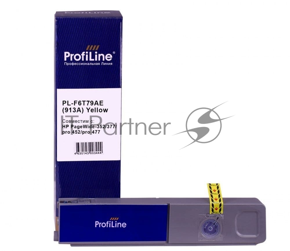 Картридж струйный ProfiLine PL-3YL83AE (№912XL) для принтеров HP OfficeJet-8013/8020/8023/8030/8033 с чернилами на водной основе Yellow 10,5мл
