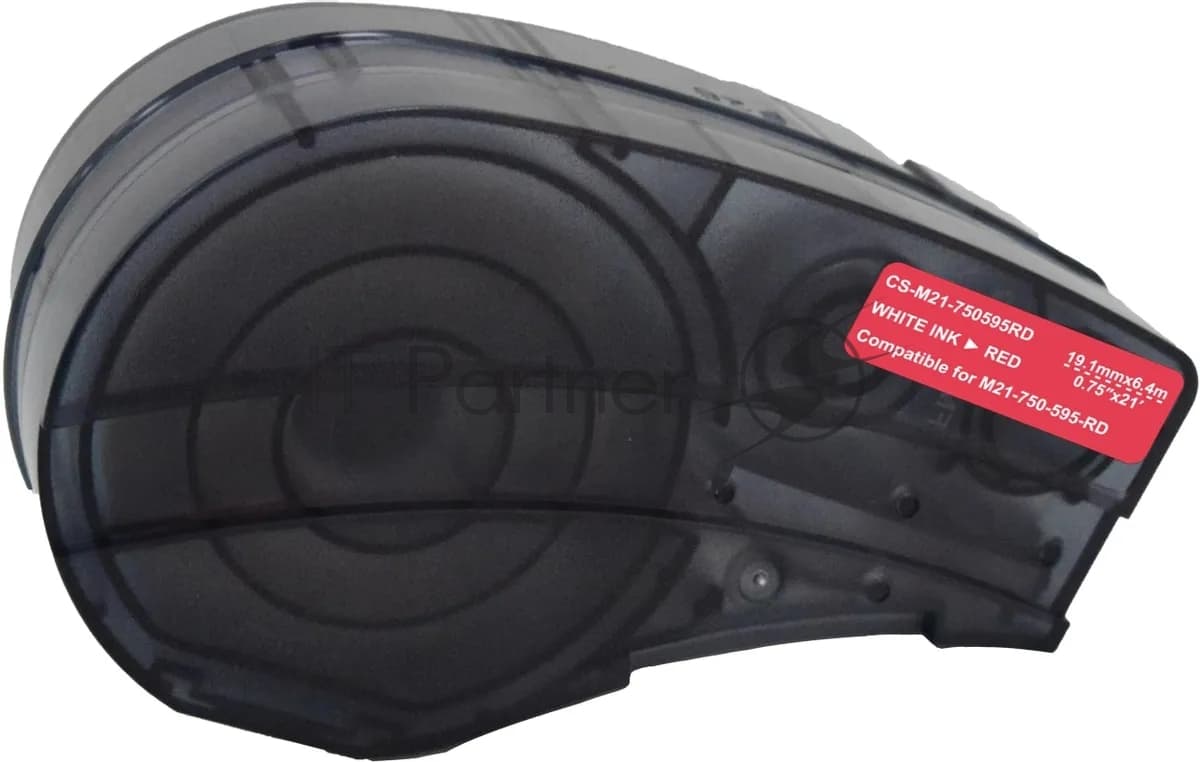-/ Картридж ленточный Cactus CS-M21-750595RD белый для Brady BMP21-PLUS, BMP21-LAB