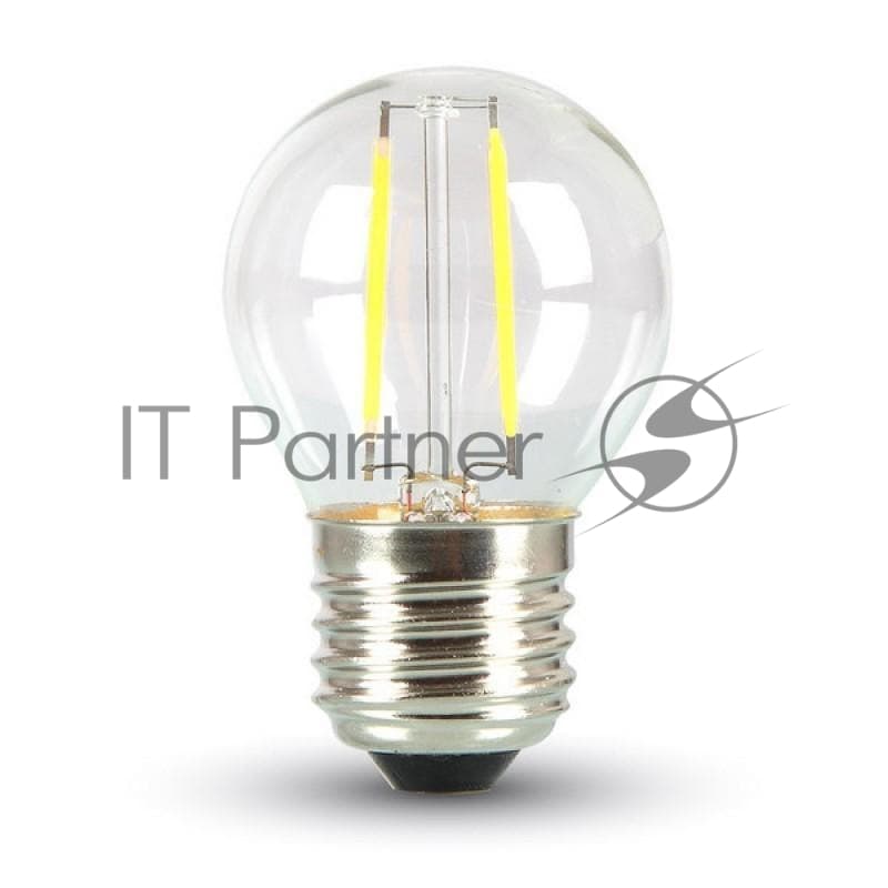Ретро-лампа Neon-night Filament G45 E27, 2W, 230 В, теплый белый 3000 K