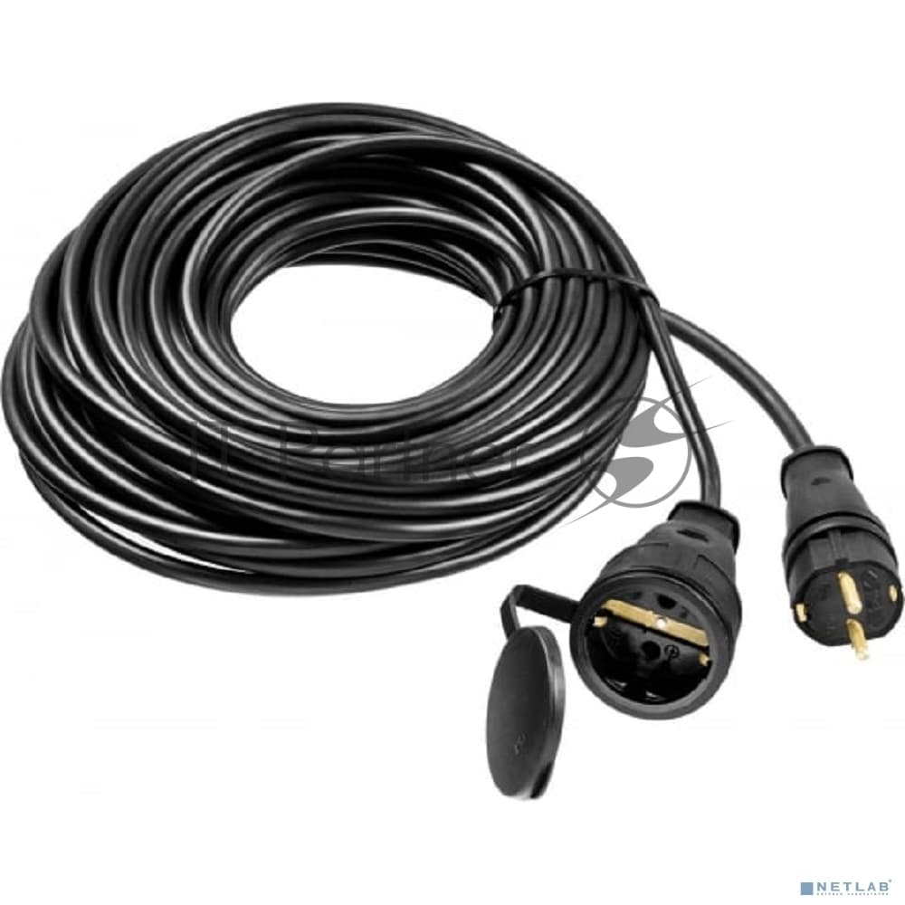 Удлинитель-шнур RC 315, 20 м, 3700 Вт, 1 гнездо, IP44, КГ 3х1,5 мм2, STAYER