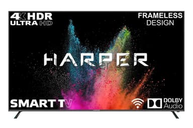 Телевизор Harper 75" 75U750TS черный LED 4K UHD 60Hz Android