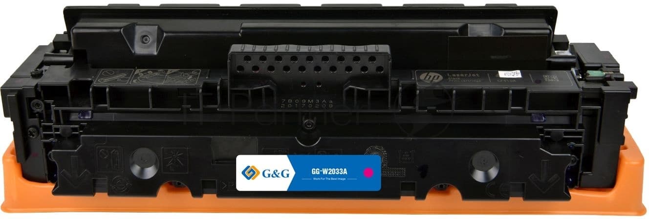 G&G Картридж лазерный GG-W2033A пурпурный 2100 стр для HP LJ M454/MFP M479
