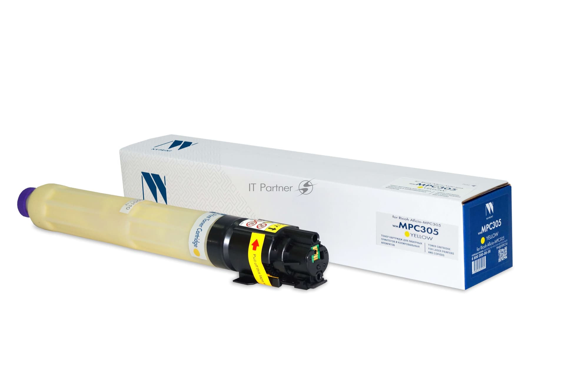 -/ Картридж NVP NV-MPC305 Yellow для Ricoh Aficio-MPC305 (4000k)