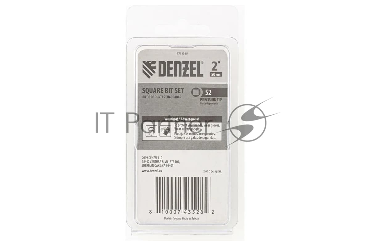 Набор бит Denzel S2x2", 5 шт.