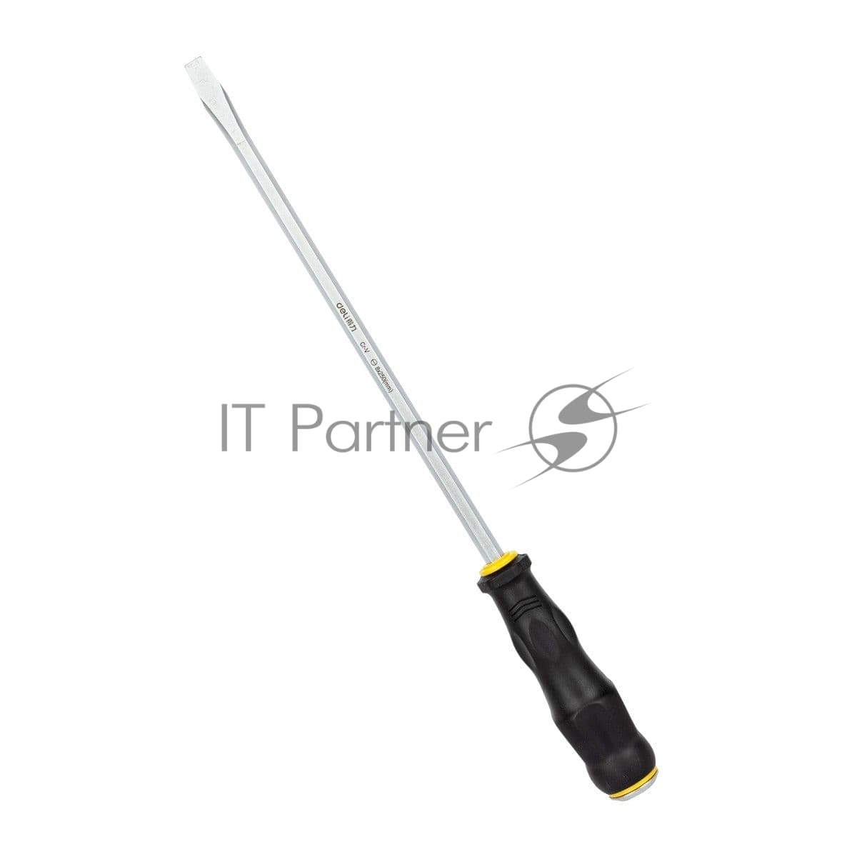 Шлицевая отвертка со сквозным хвостовиком (ударная) Deli DL6270101 SL8x250