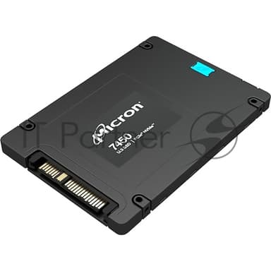Накопитель SSD Micron 7450 Max, 6400Gb, 2.5", U.3, PCIe 4.0 x4, NVMe, R/W 6800/5600