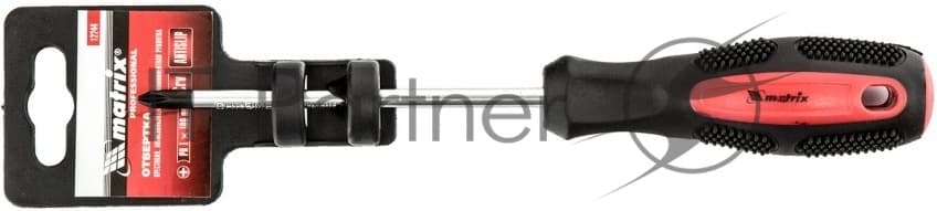 Отвертка Matrix Anti-Slip 12244 PH1 х 100 мм, CrV, двухкомп. рукоятка
