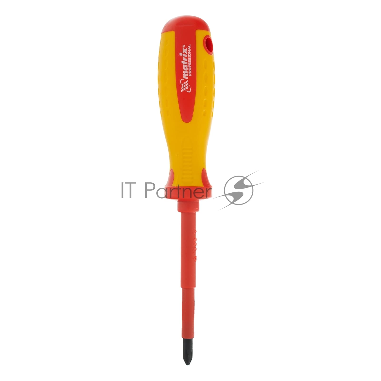 Отвертка Matrix Insulated, PH2 x 100 мм, CrMo, до 1000 В, двухкомп.рукоятка