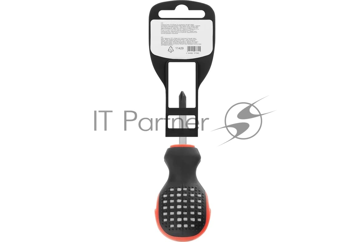 Отвертка Matrix Fusion 11429 PH1 х 38 мм, CrV, 3-х компонентная рукоятка "anti slip"