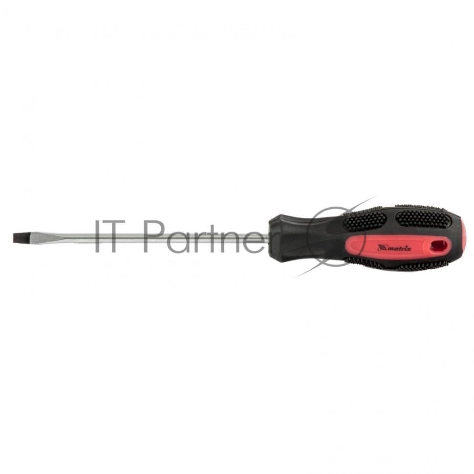 Отвертка Matrix Anti-Slip, SL4,0 х 100 мм, CrV, двухкомп. рукоятка