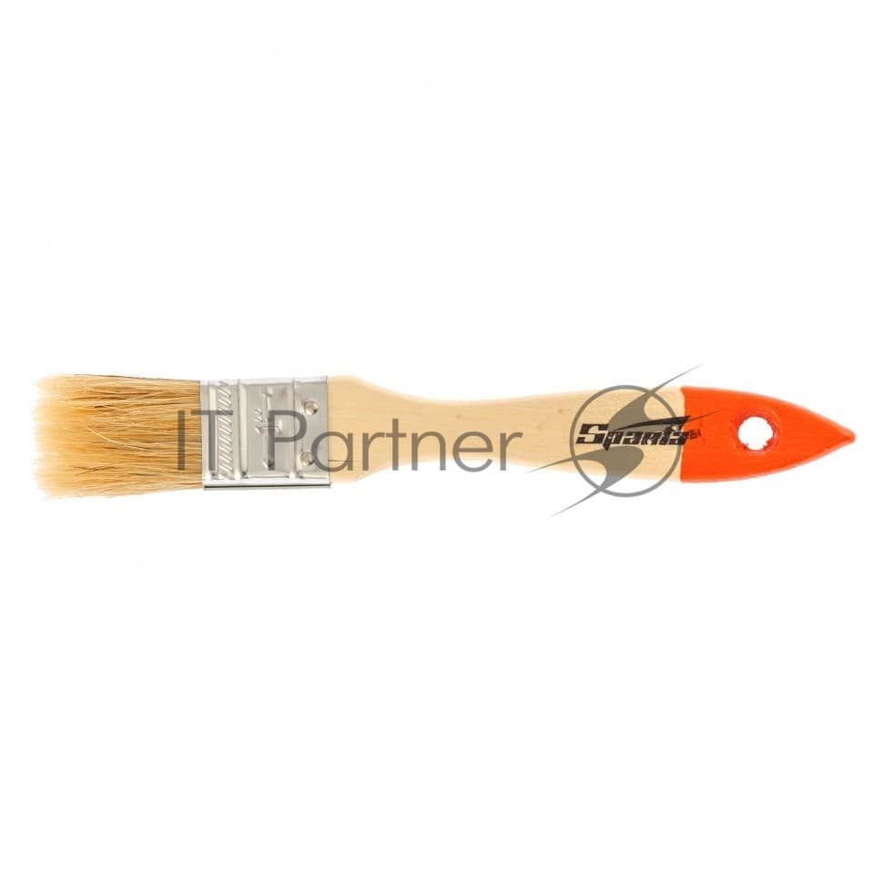 Кисть плоская Sparta Slimline 1" (25 мм), натуральная щетина, деревянная рукоятка