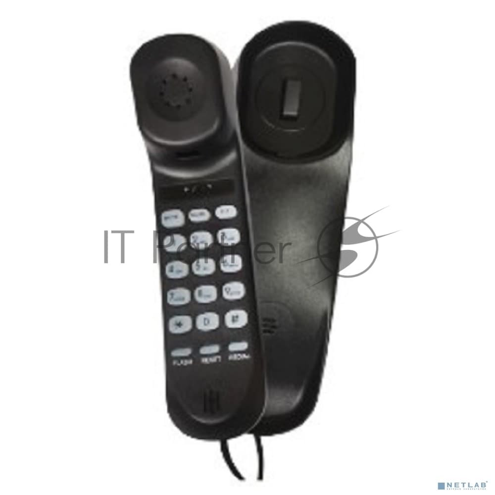 Телефон проводной Ritmix RT-002 черный