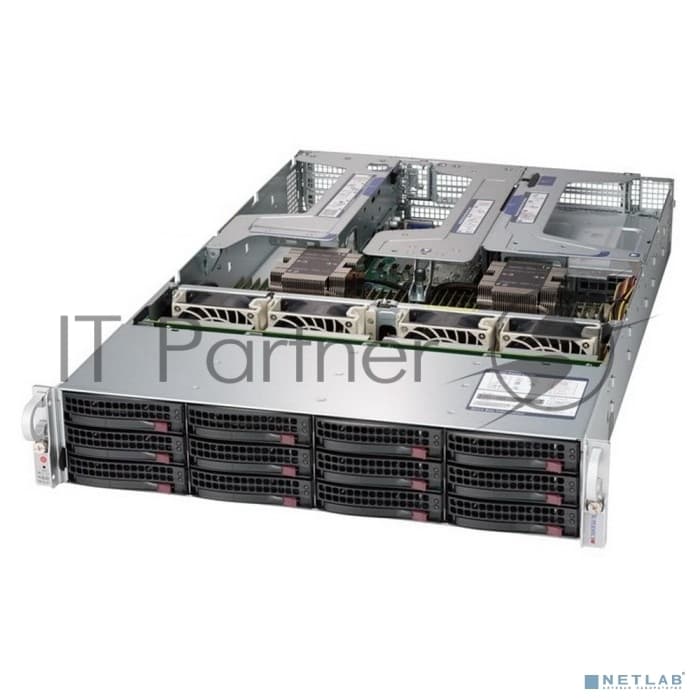 Платформа системного блока SuperMicro SYS-6029U-E1CR4 Power Supply: Intel H79286-011 1300W, Chassis: CSE-LA29UTS-R0NP-FT019
