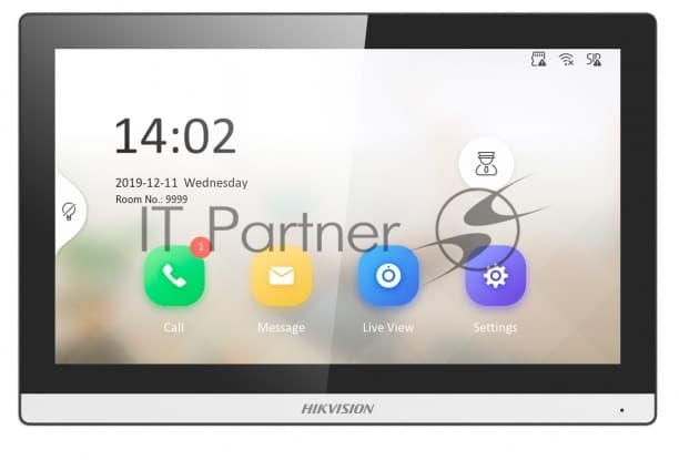 Hikvision DS-KH6350-WTE1 Видеодомофон IP 7" сенсорный Wi-Fi