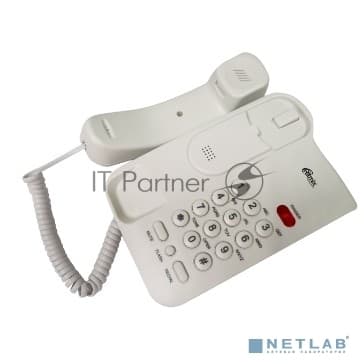Телефон проводной Ritmix RT-311 белый