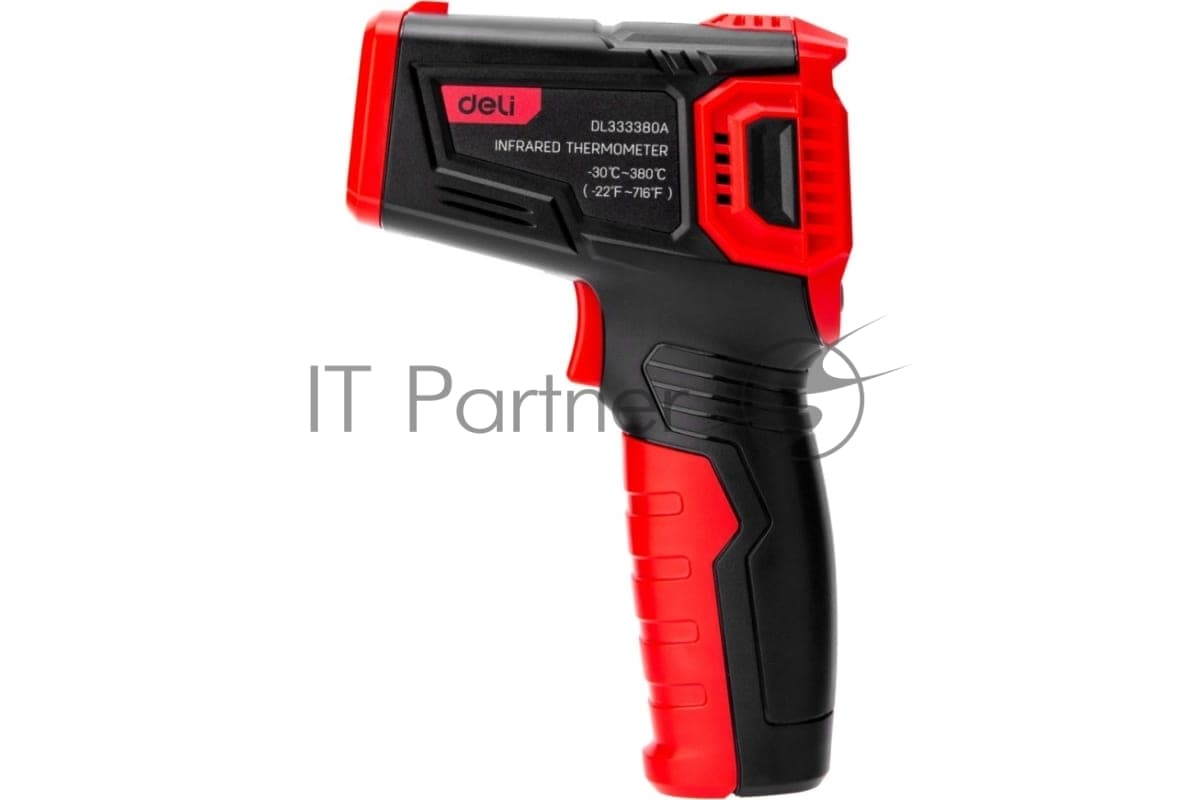 Инфракрасный пирометр (термометр) с цветным дисплеем Deli DL333380A -30…380°C