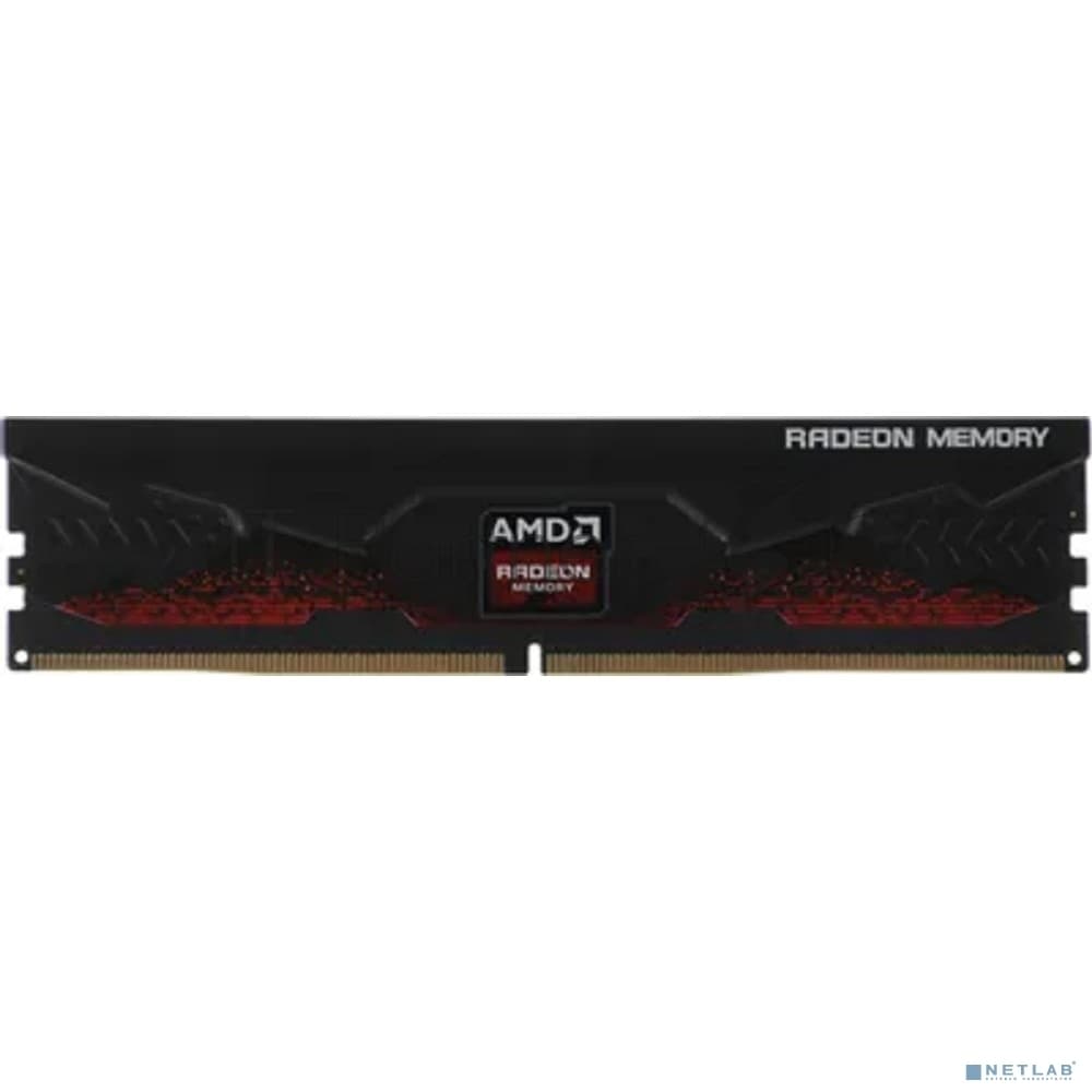 Оперативная память AMD Radeon R5, DDR5, 16GB (1x16GB), 4800MHz, CL40, DIMM, с радиатором, черный