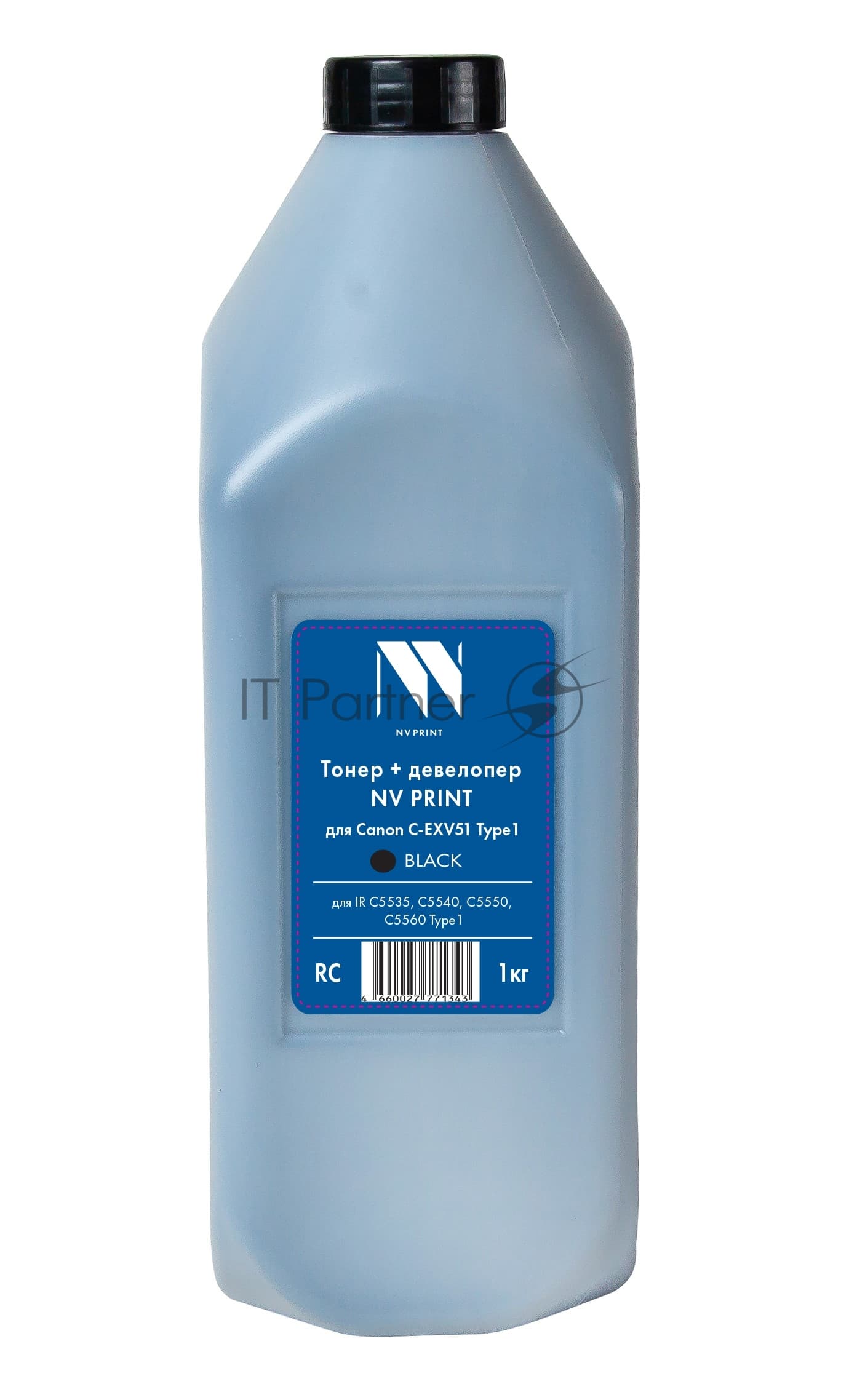 Тонер NV Print NV-CEXV51-TYPE1-1kgBk Black
