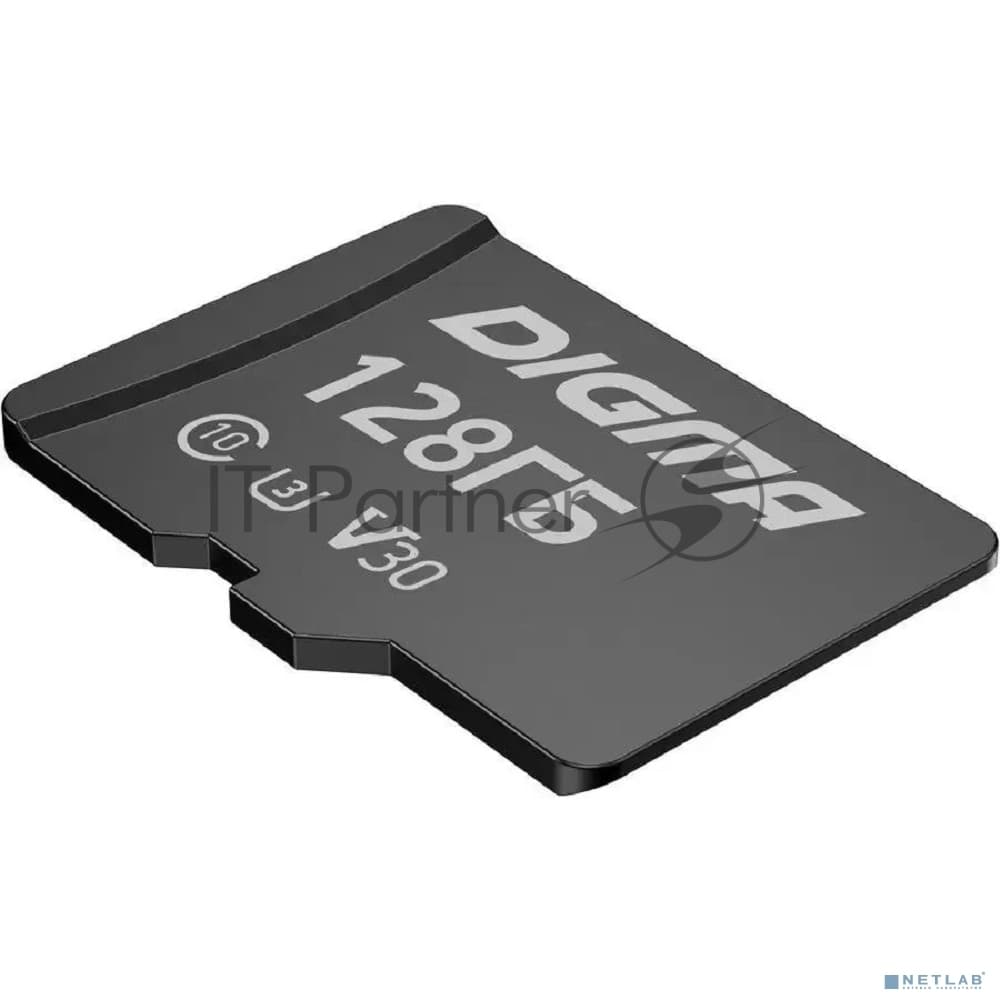 Флеш карта microSDXC 128Gb Class10 Digma CARD30 + adapter