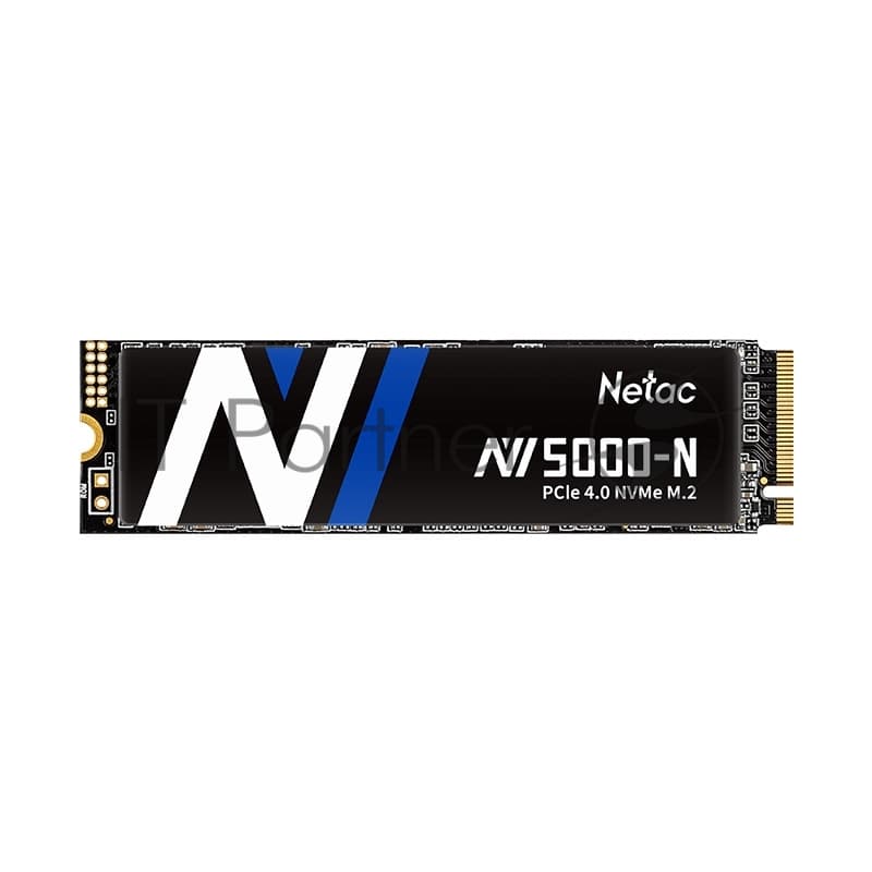 Накопитель SSD Netac NV5000 Pro, 500Gb, M.2 2280, PCIe 4.0 x4, NVMe, R/W 4800/2700, с радиатором