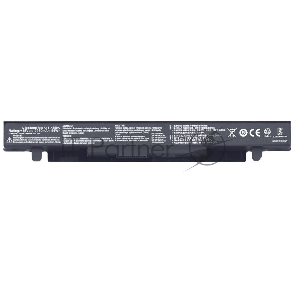 Аккумуляторная батарея для ноутбука Asus X550 (A41-X550A) 14.4V 42Wh черный