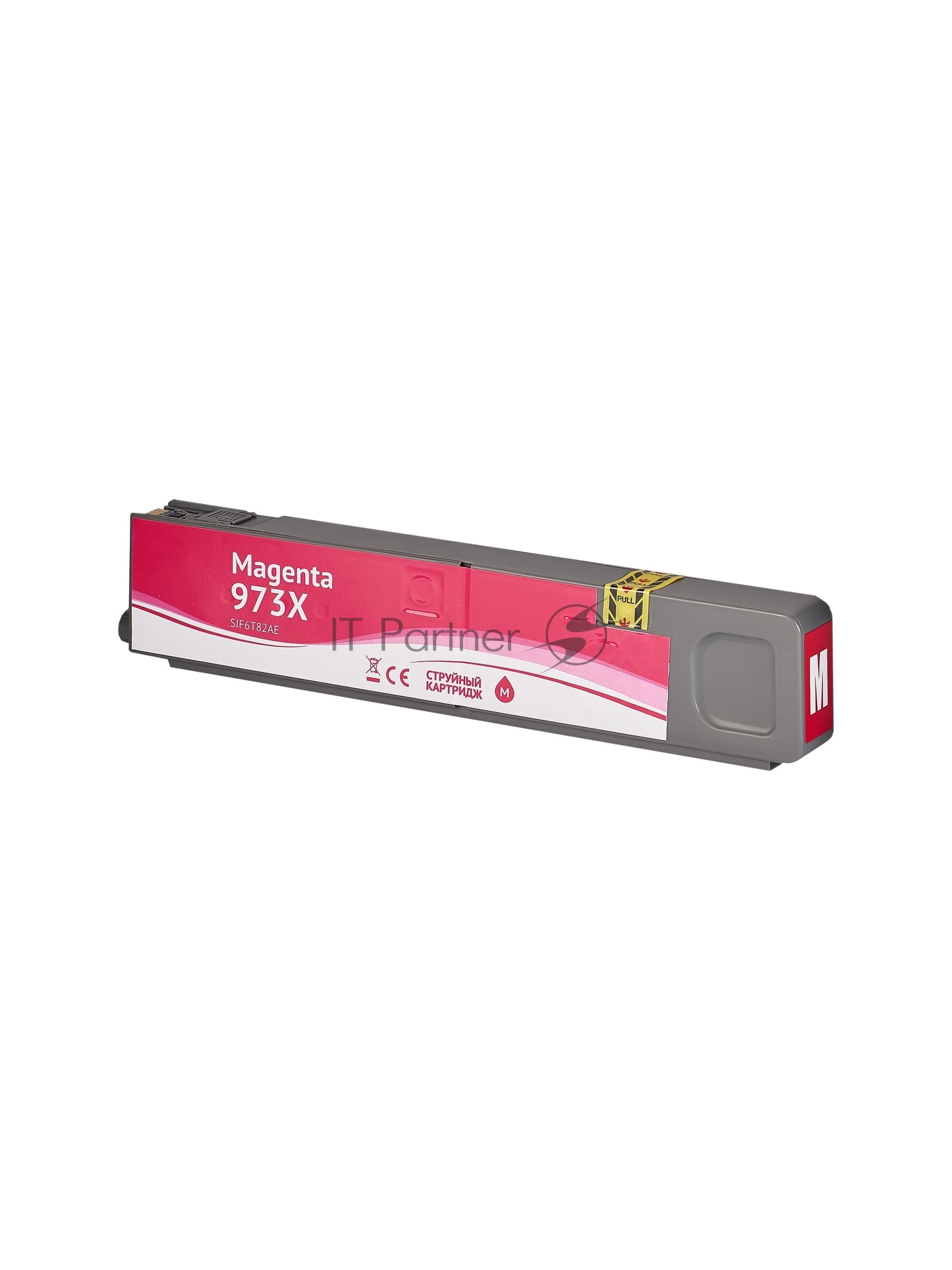 Картридж струйный Sakura F6T82AE (№973X Magenta) для HP, пурпурный, 110 мл., 7000 к.