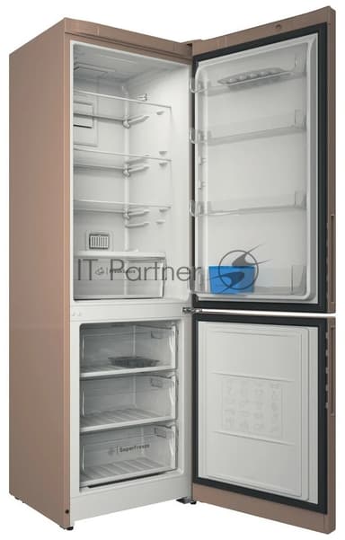 Холодильник Indesit ITR 5180 E бежевый двухкамерный 220/78л морозилка снизу