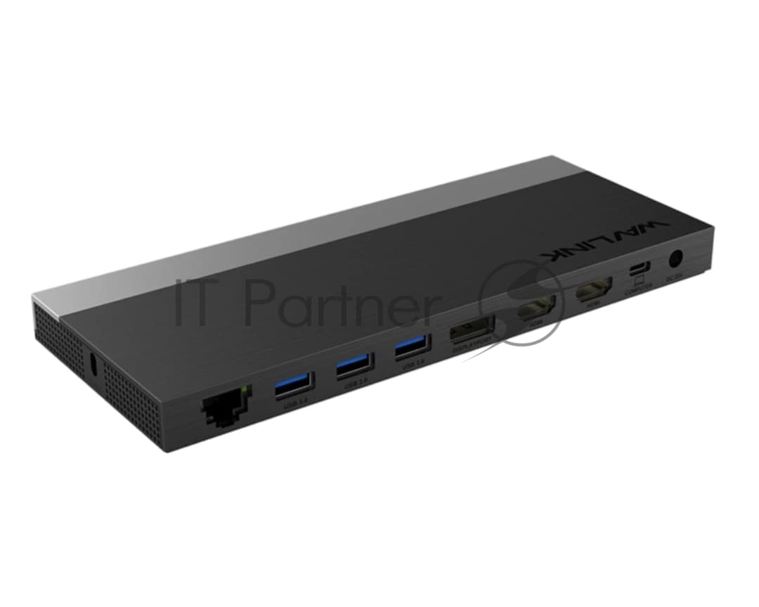USB-концентратор Docking Station WAVLINK USB-C GEN2 4K Universal/100W PowerDelivery Include 20V/6.5A Power Adapter/4xUSB3.0/1xUSB C/1xDP 4K 60HZ/2xHDMI 4K 60HZ/1xGigabit LAN/1xAudio In/Out/1xSD/Micro SD CardReader