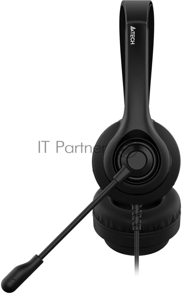 Наушники накладные с микрофоном A4TECH HS-8i black (проводные, кабель 1.8м, Jack 3.5mm) (HS-8i)